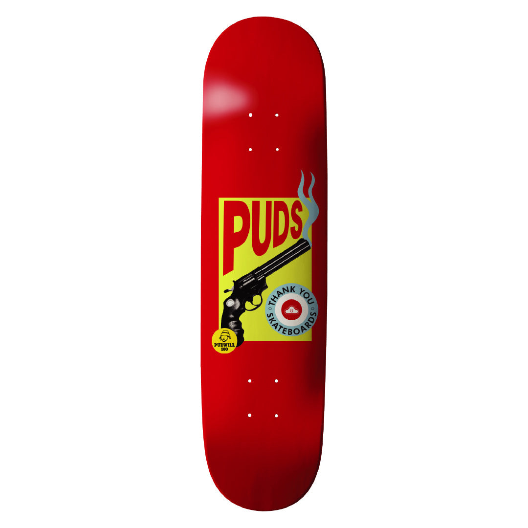 Thank You - Skateboard - Deck - Torey Pudwill Pudskowski  8.25" (Red) Deck