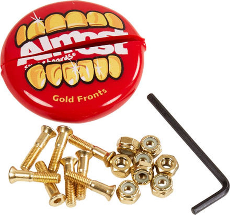 Gold Nuts & Bolts 1" Hardware
