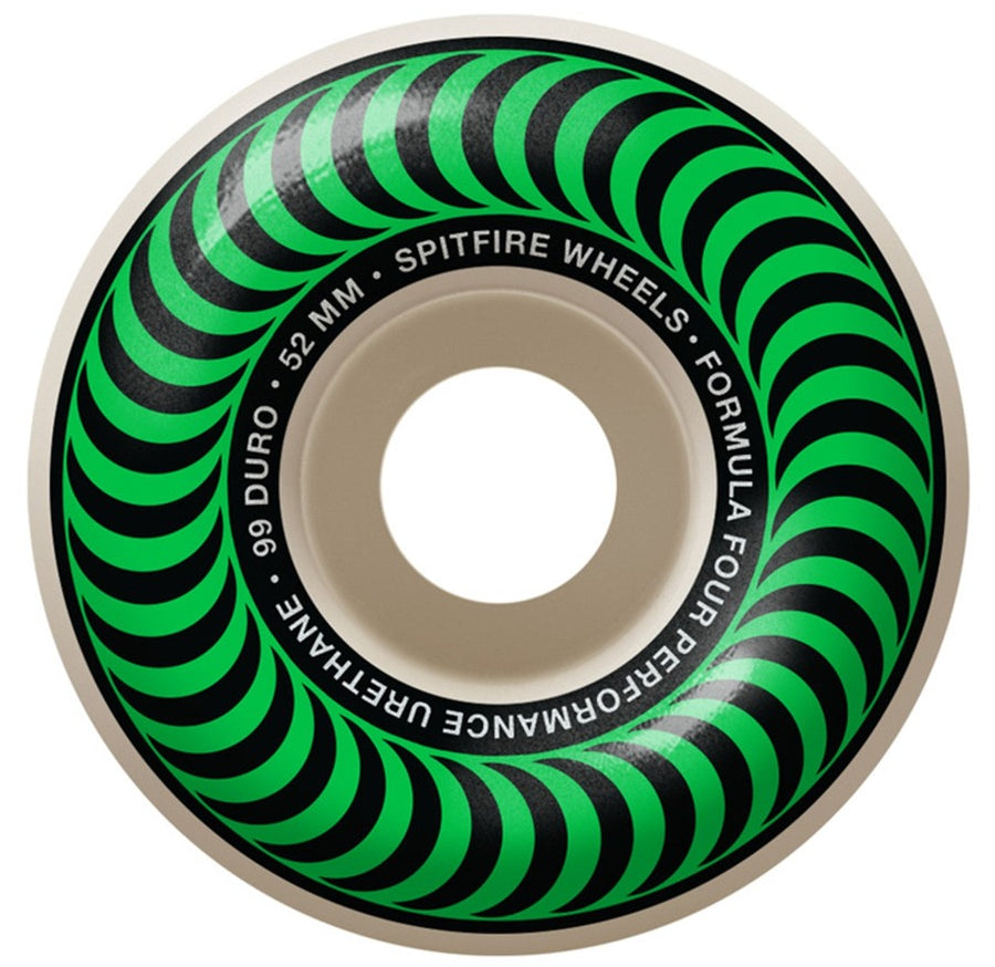 F4 99 CLASSIC 52mm (Green) Skateboard Wheels