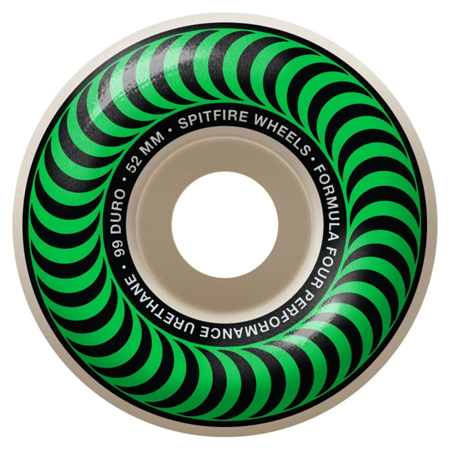 F4 99 CLASSIC 52mm (Green) Skateboard Wheels