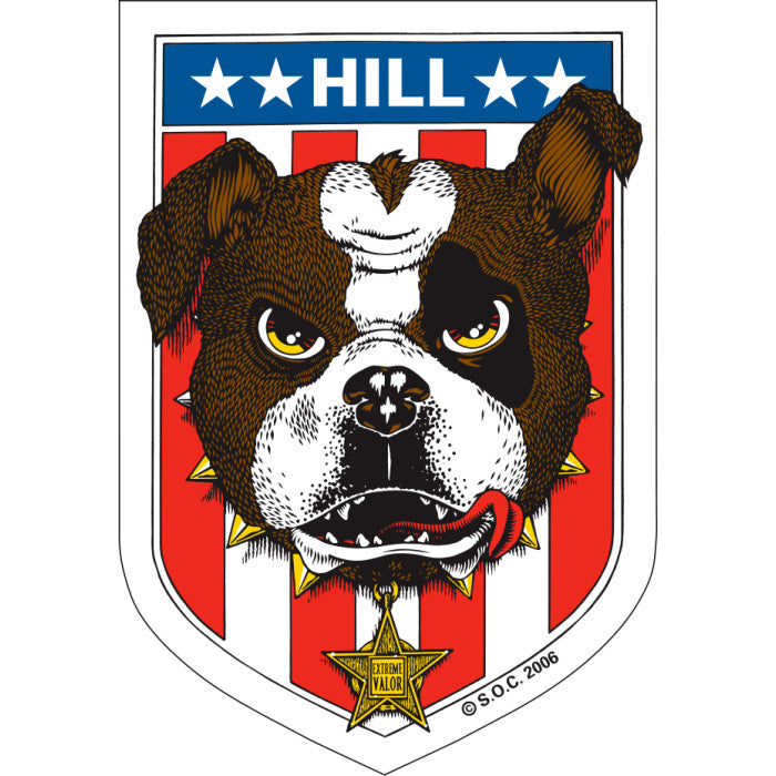 Frankie Hill bulldog sticker