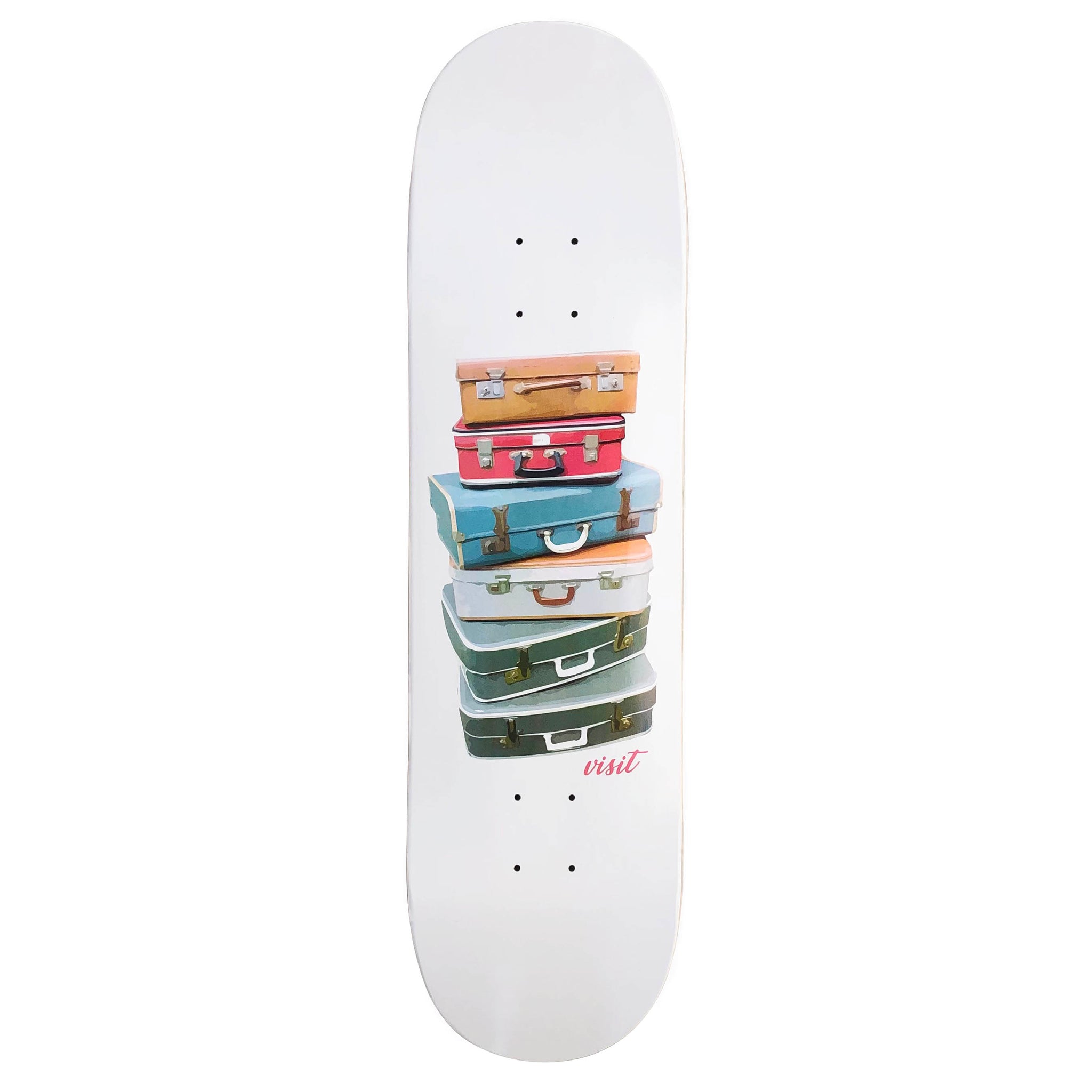 Visit - Skateboard - Deck - Stacked Team(Suitcase) 8.3" (Multi) Deck