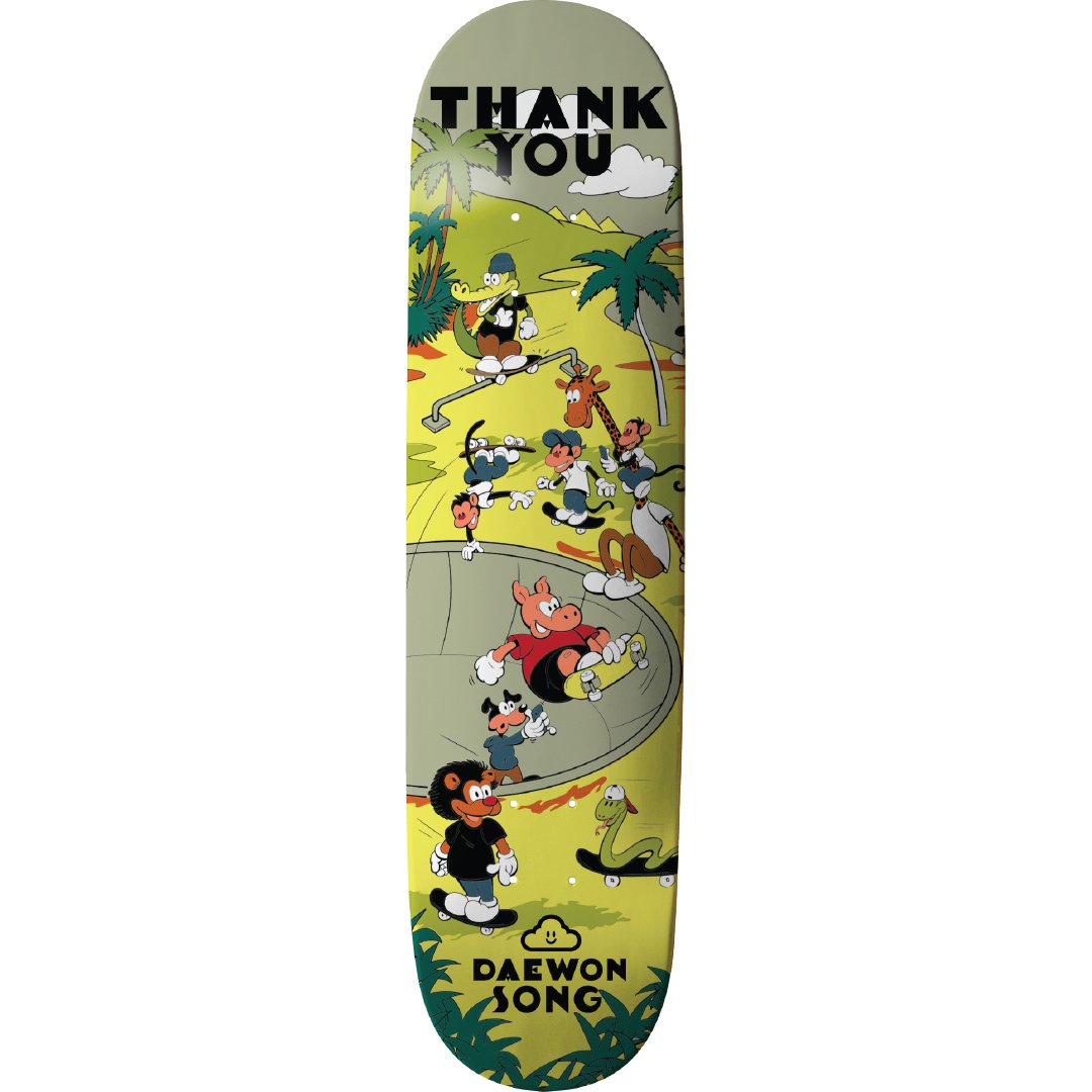 Thank You - Skateboard - Deck - Daewon Song Skate Oasis 8" (Multi) Deck