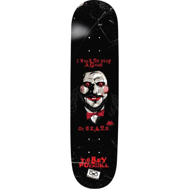 Thank You - Skateboard - Deck - Torey Pudwill Play-A-Game  8.25" (Black) Deck