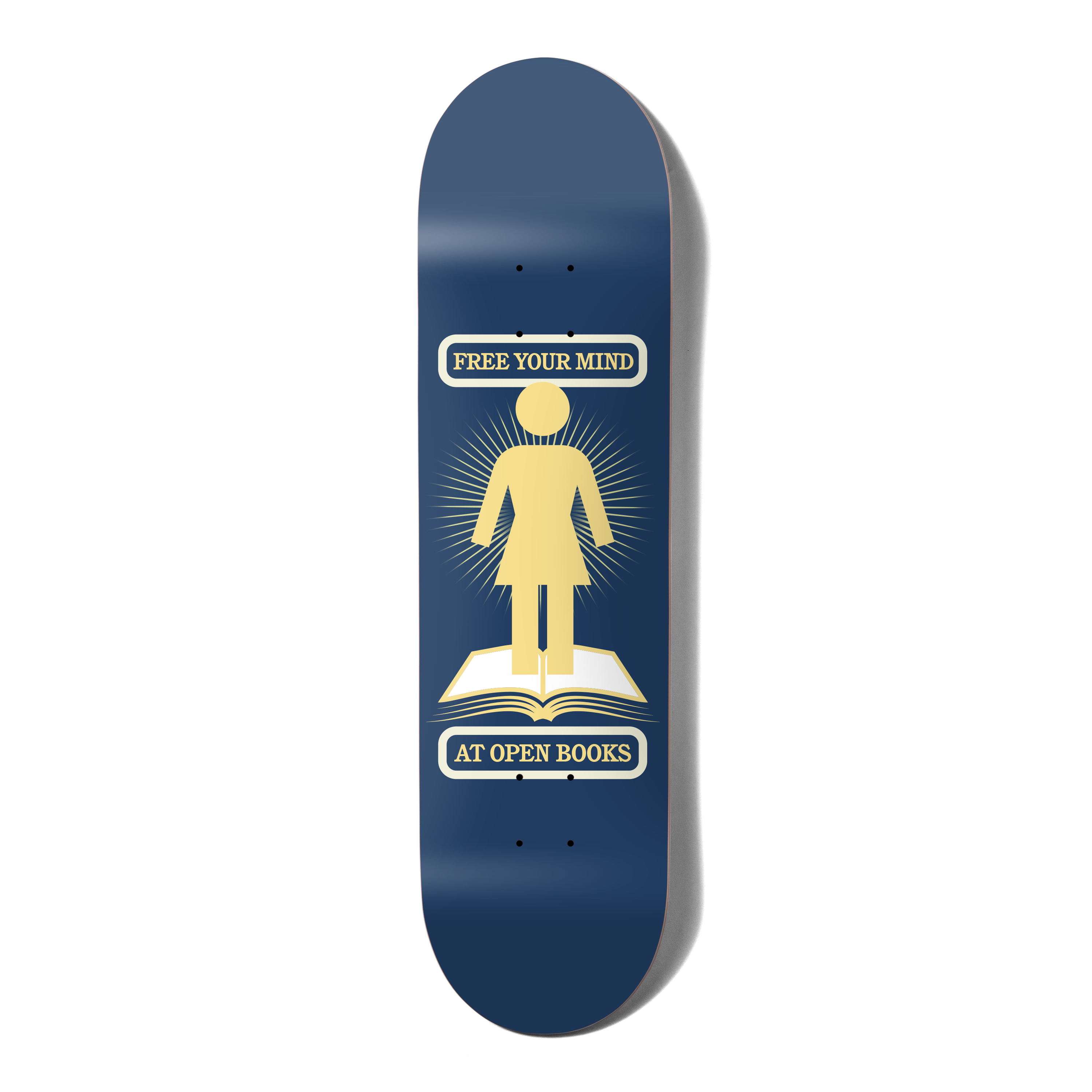 Girl - Skateboard - Deck - Bennett Open Book 8.25" (Multi) Deck