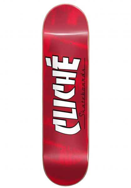 Cliche - Skateboard - Deck - Banco Rhm 7.75" (Red) Deck