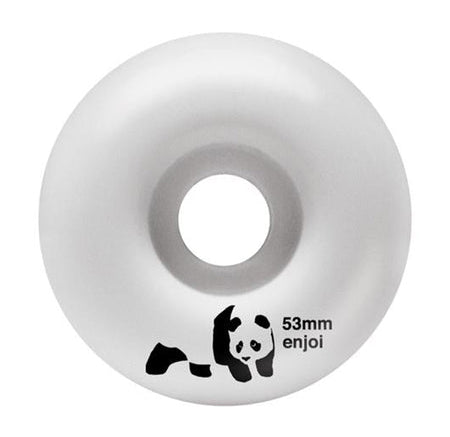Enjoi - Skateboard - Wheels - Panda  53mm (White) Wheels