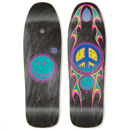 Load image into Gallery viewer, 9.88X32.25 Black Label John Lucero Street Thing Shaped Deck - Black Stain   Deck
