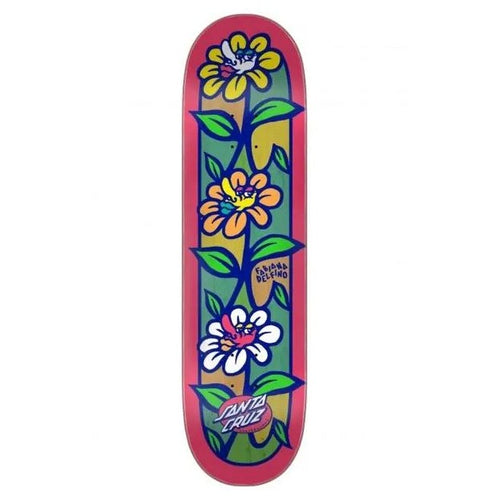 Load image into Gallery viewer, Delfino Flower Crew VX 8.25&quot; Skateboard Deck
