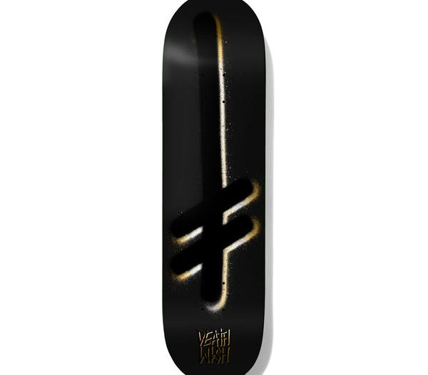 Deathwish - Skateboard - Deck - Gang Logo Blk/Gold 8.25" (Multi) Deck