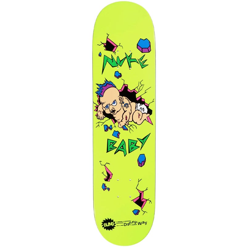 Heritage - Skateboard - Deck - Blind Danny Way Nuke Baby Ht Popsicle 8.375" (Yellow) Deck