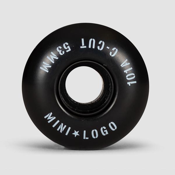 Minilogo - Skateboard - Wheels - Whl Mini Logo C-Cut "2" 4/Pk 53mm (Black) Wheels