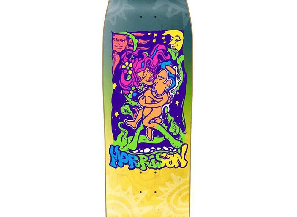 New Deal Andy Morrison Lovers Neon deck 9.5" - SkateTillDeath.com