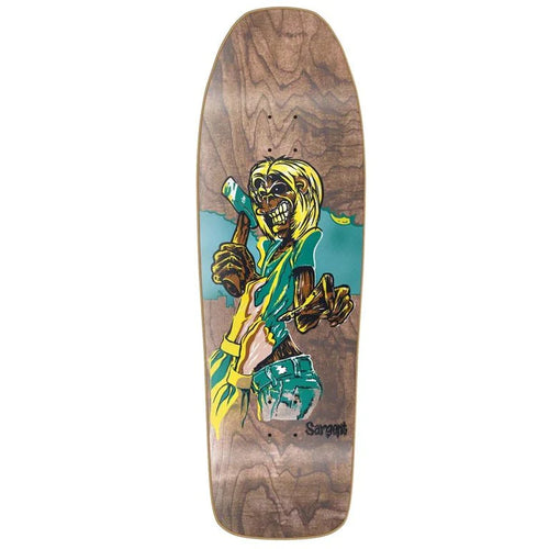 Load image into Gallery viewer, NEW DEAL - DANNY SARGENT KILLERS BROWN SP 9.825&quot; REISSUE SKATEBOARD DECK - SkateTillDeath.com
