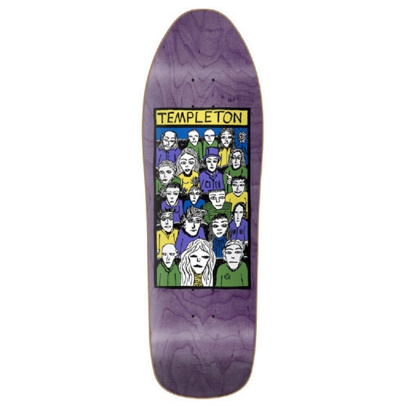 Heritage - Skateboard - Deck - New Deal Templeton Crowd Sp 10.125" (Purple) Deck