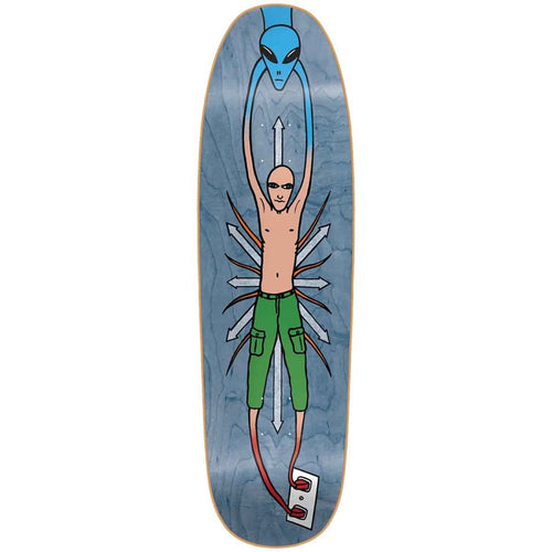 Load image into Gallery viewer, New Deal Skateboards Vallely Alien Screenprinted Assorted Veneer Deck 9.18&quot; - SkateTillDeath.com
