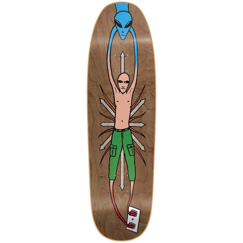 Load image into Gallery viewer, New Deal Skateboards Vallely Alien Screenprinted Assorted Veneer Deck 9.18&quot; - SkateTillDeath.com
