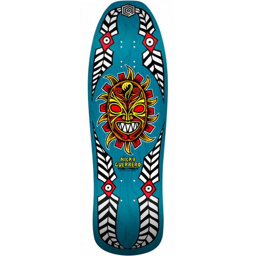 Load image into Gallery viewer, Powell - Skateboard - Deck - Nicky Guerrero Mask 10&quot; (Blue) Deck
