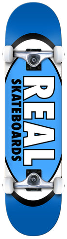 Real - Skateboard - Complete skateboards - Classic Oval Md 7.75" (Blue) Complete Board