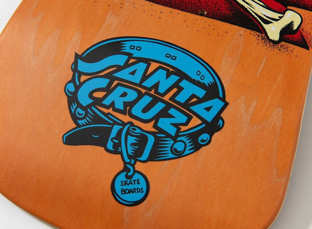 Santa Cruz Old School Dressen Pup Reissue Deck (Orange) - SkateTillDeath.com