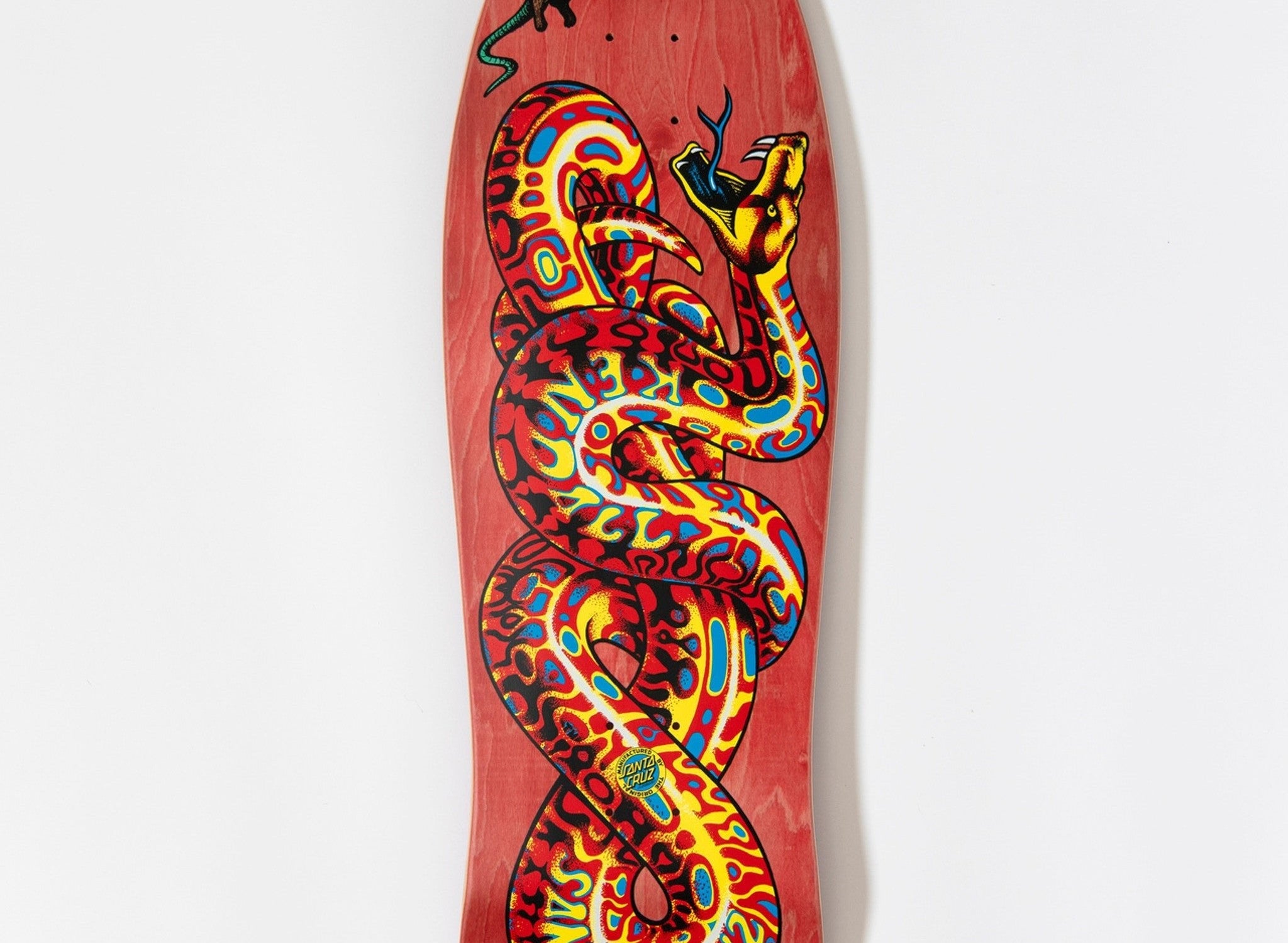 Santa Cruz Old School Jeff Kendall Snake Reissue Deck (Red) - SkateTillDeath.com