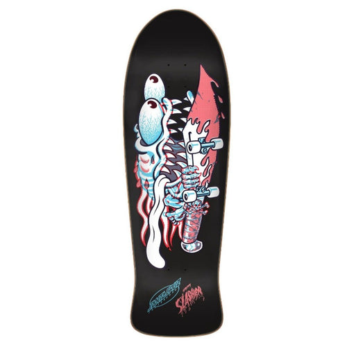 Load image into Gallery viewer, 10.1In X 31.13In Meek Slasher Decoder Reissue Santa Cruz Skateboard Deck
