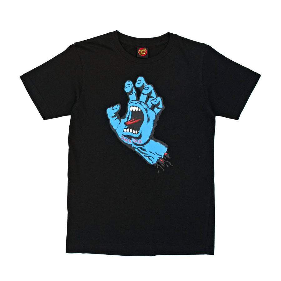 Santa Cruz T-Shirt Screaming Hand Black - SkateTillDeath.com
