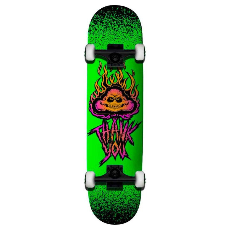 Thank You - Skateboard - Complete skateboards - Skull Cloud  8" (Neon) Complete Board