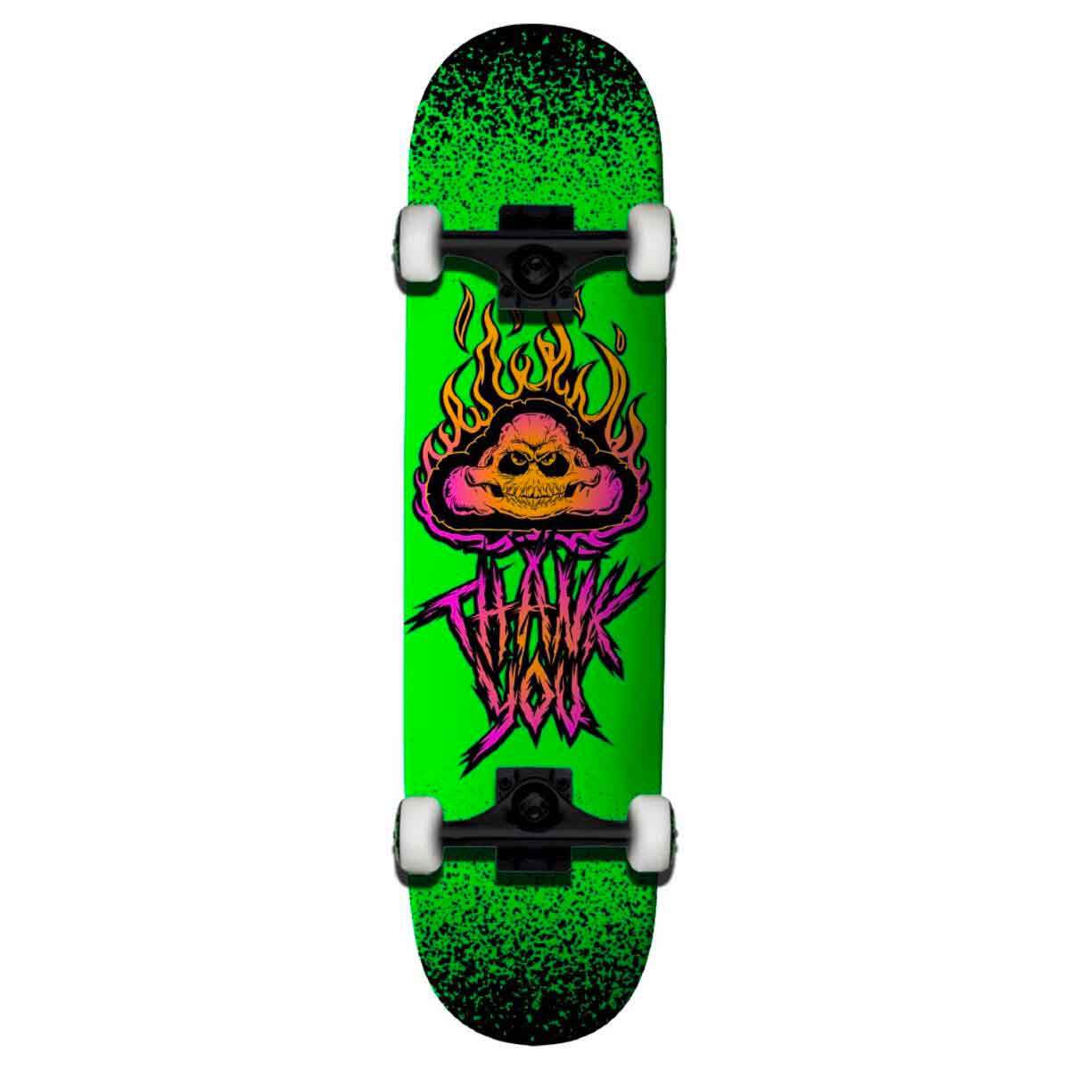 Thank You - Skateboard - Complete skateboards - Skull Cloud  8.5" (Neon) Complete Board