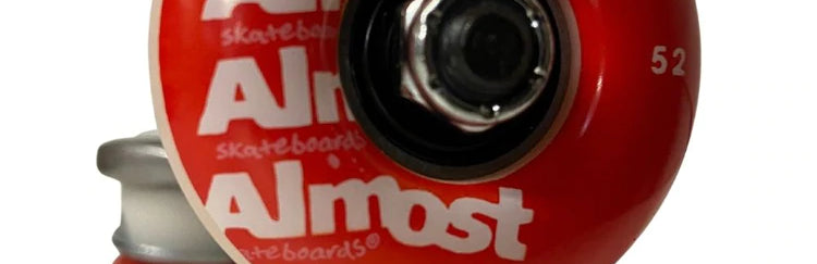Almost Repeat Truck And Wheel Combo Raw/Red 5.25" Skateboard Trucks