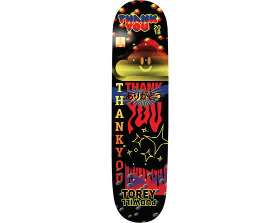 Thank You - Skateboard - Deck - Torey Pudwill Fly Tiger  8" (Multi) Deck