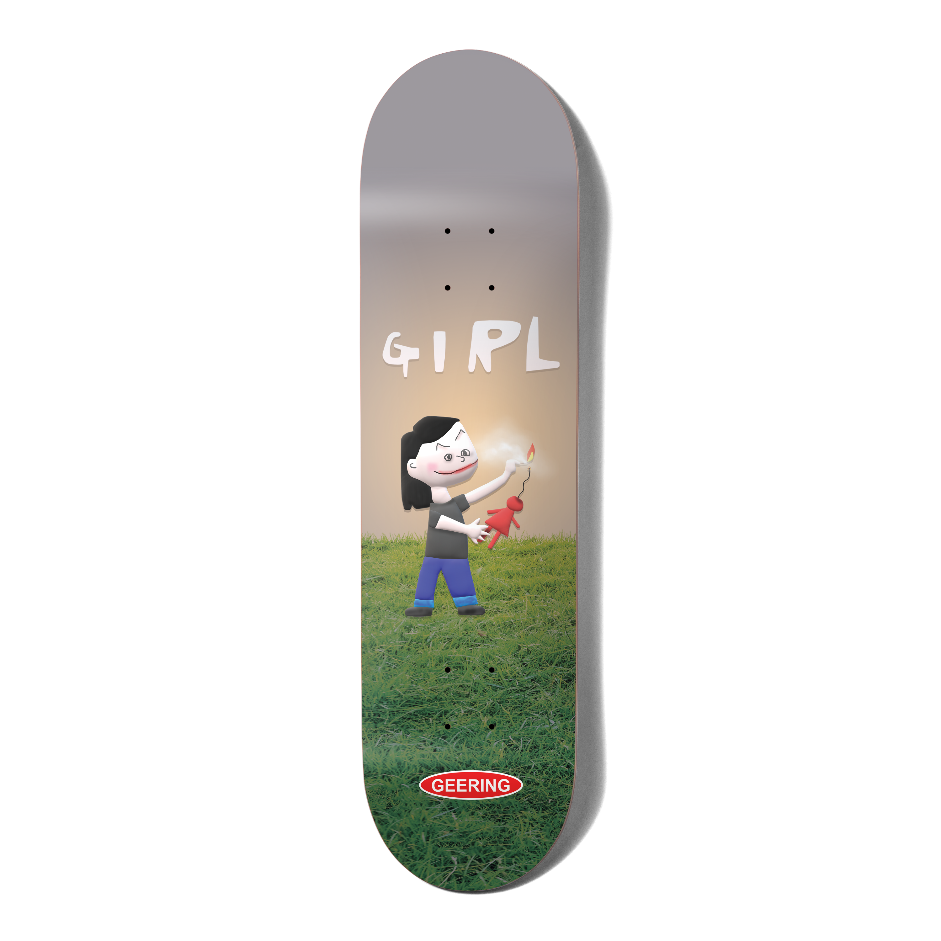 Girl - Skateboard - Deck - New Pro 1 One Off 8" (Multi) Deck