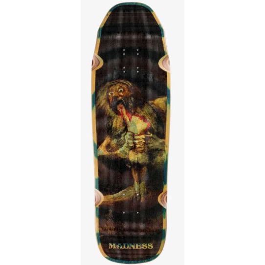 Madness Halftone Son R7 Skateboard Deck Green Swirl 9.5