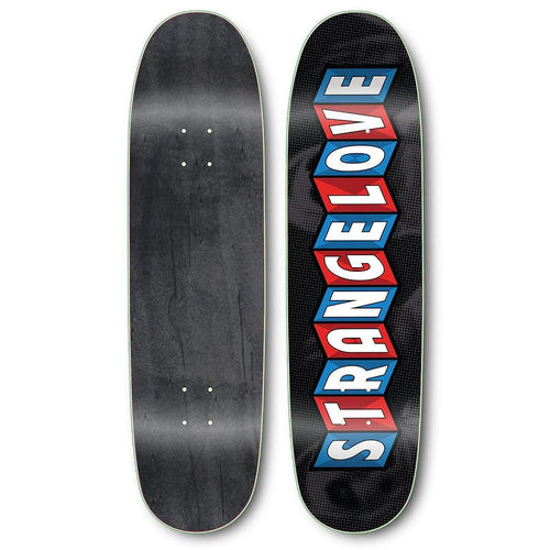 Load image into Gallery viewer, StrangeLove Skateboards Carousel Logo / Black / 8.5 Deck
